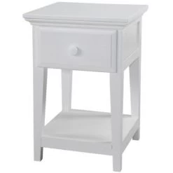 Maxtrix 1-Drawer Nightstand With Shelf