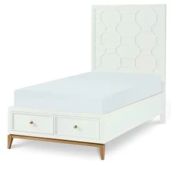 Legacy Classic Kids Chelsea By Rachel Ray Panel Twin Bed With Storage Footboard