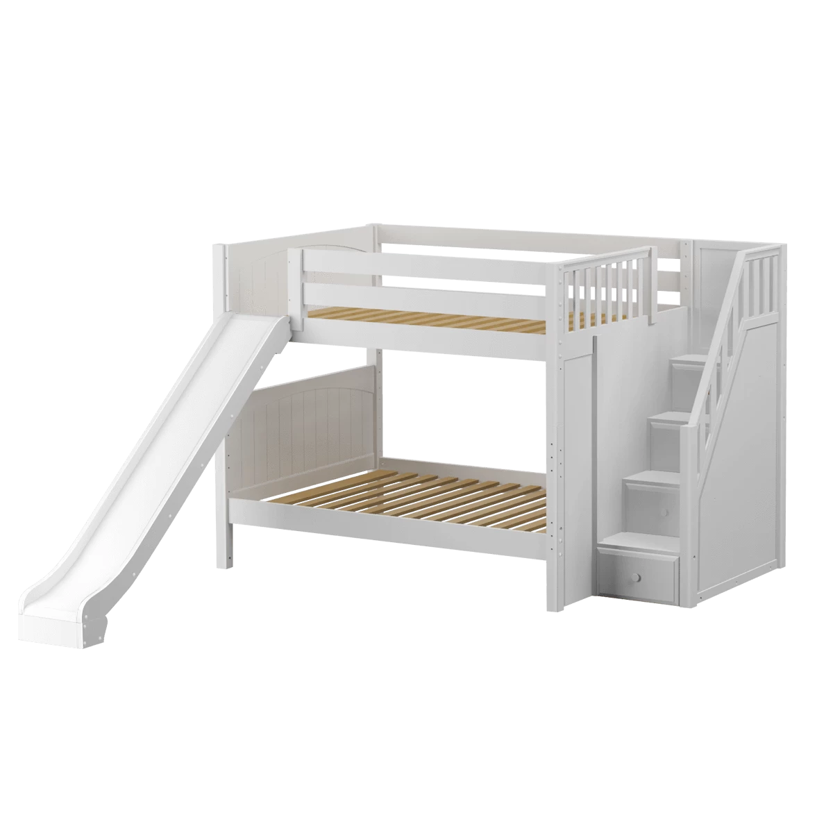Maxtrix Full Medium Bunk Bed With Stairs + Slide - Image 6
