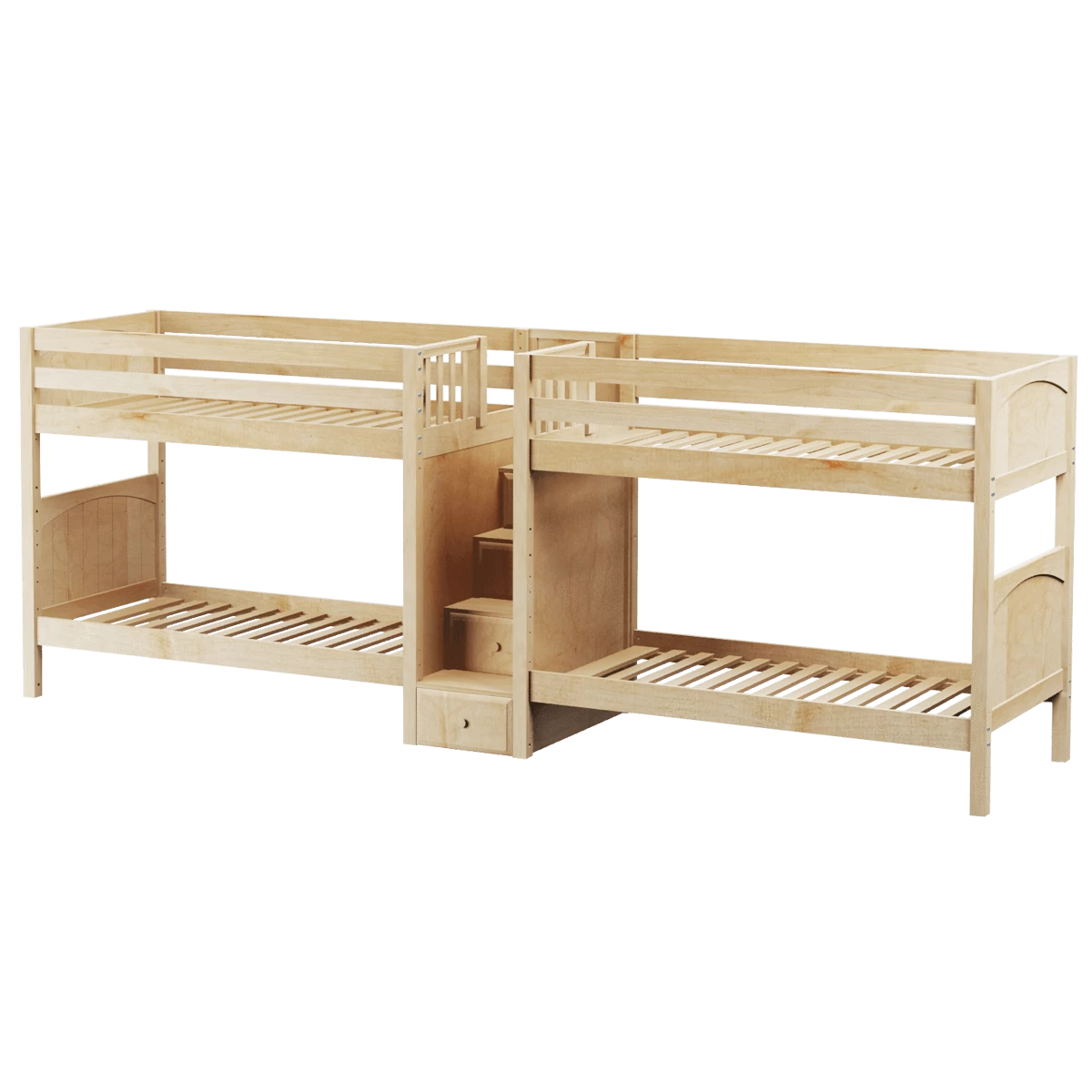Maxtrix Twin Medium Quadruple Bunk Bed With Stairs - Image 8