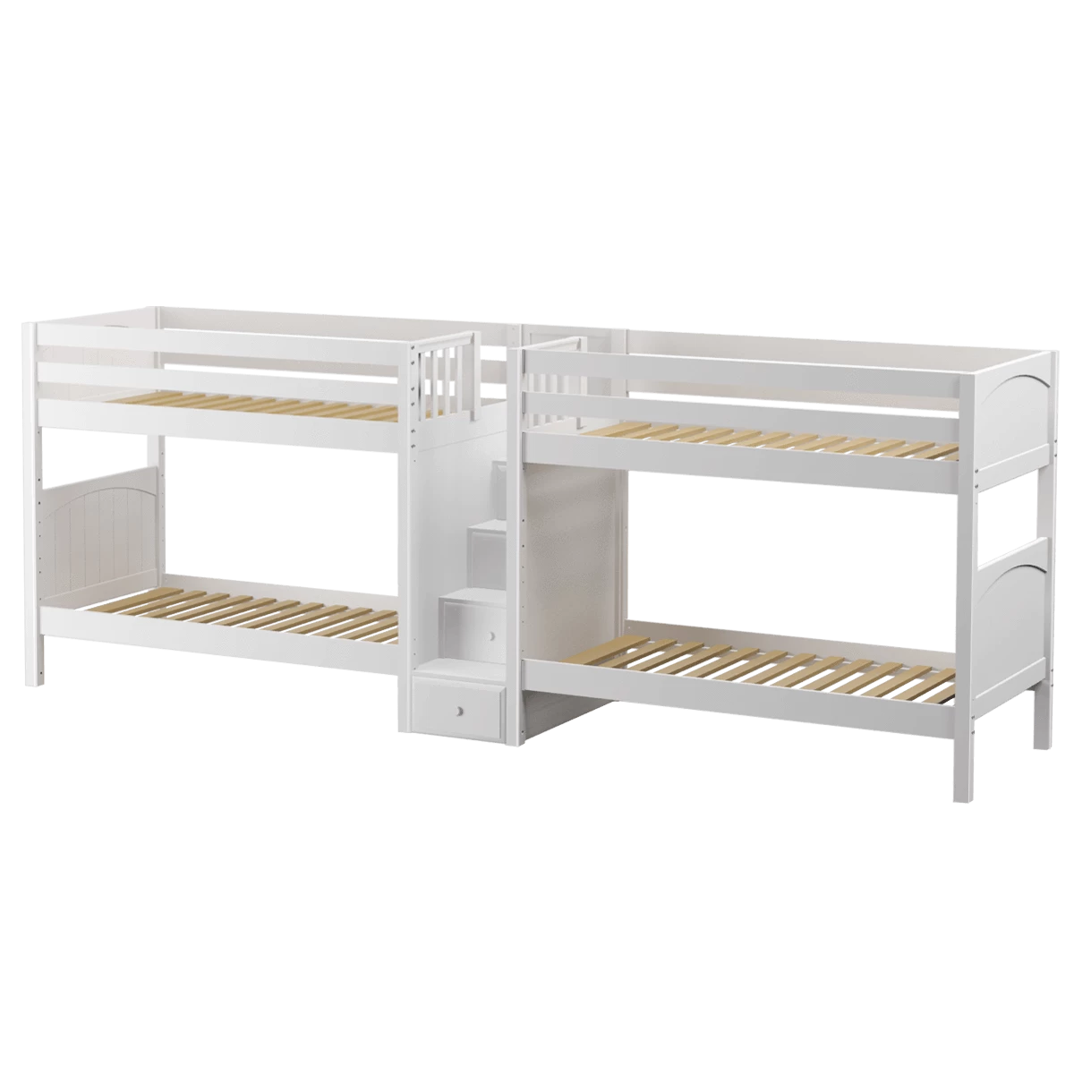 Maxtrix Twin Medium Quadruple Bunk Bed With Stairs - Image 7