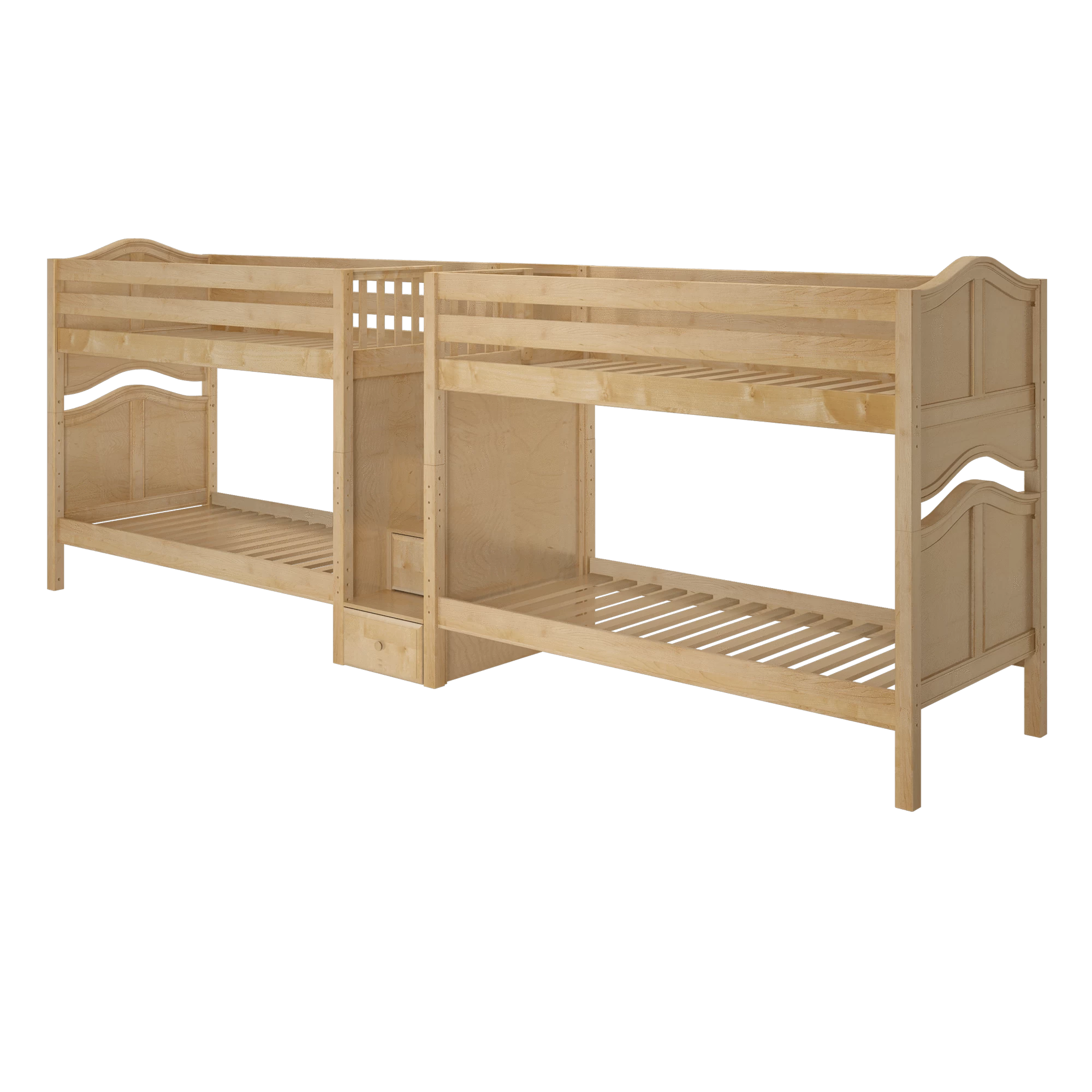 Maxtrix Twin Medium Quadruple Bunk Bed With Stairs - Image 3