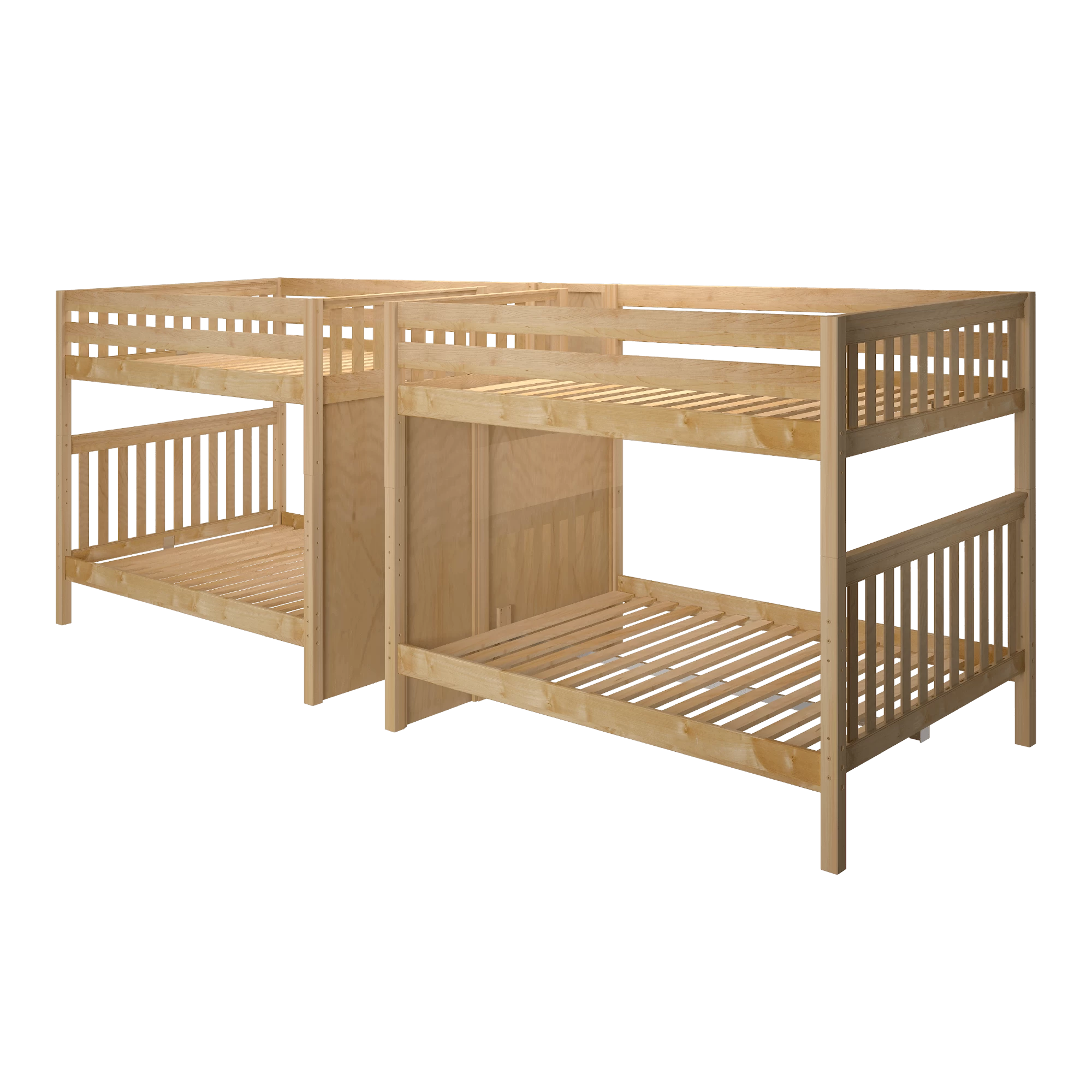 Maxtrix Queen Quadruple High Bunk Bed With Stairs - Image 3
