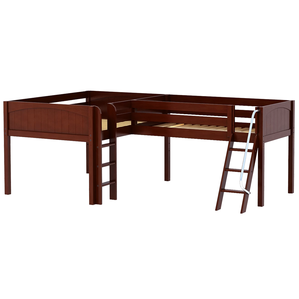 Maxtrix Twin Full Low Corner Loft Bed - Image 6