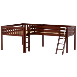 Maxtrix Twin Full Low Corner Loft Bed