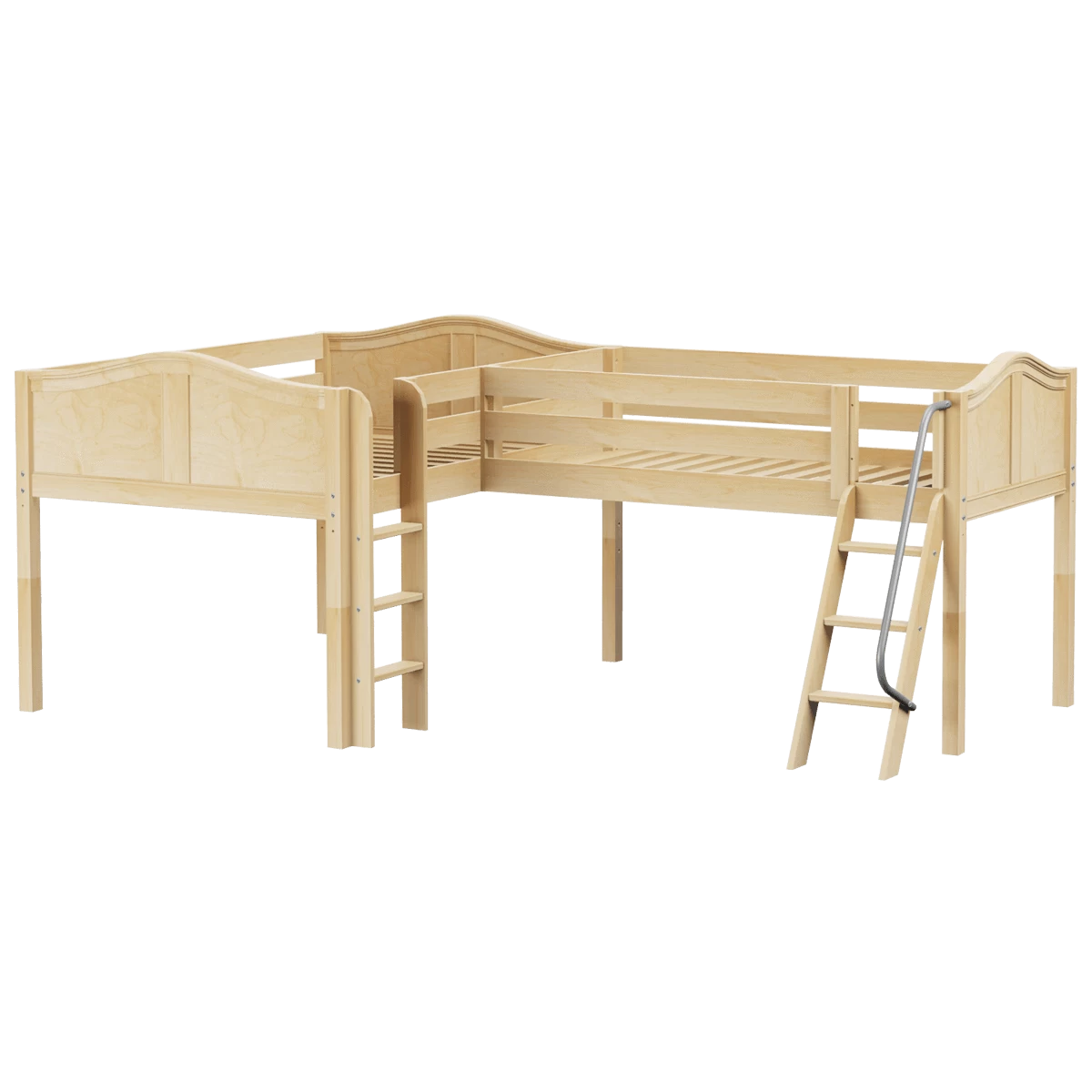 Maxtrix Twin Full Low Corner Loft Bed - Image 8