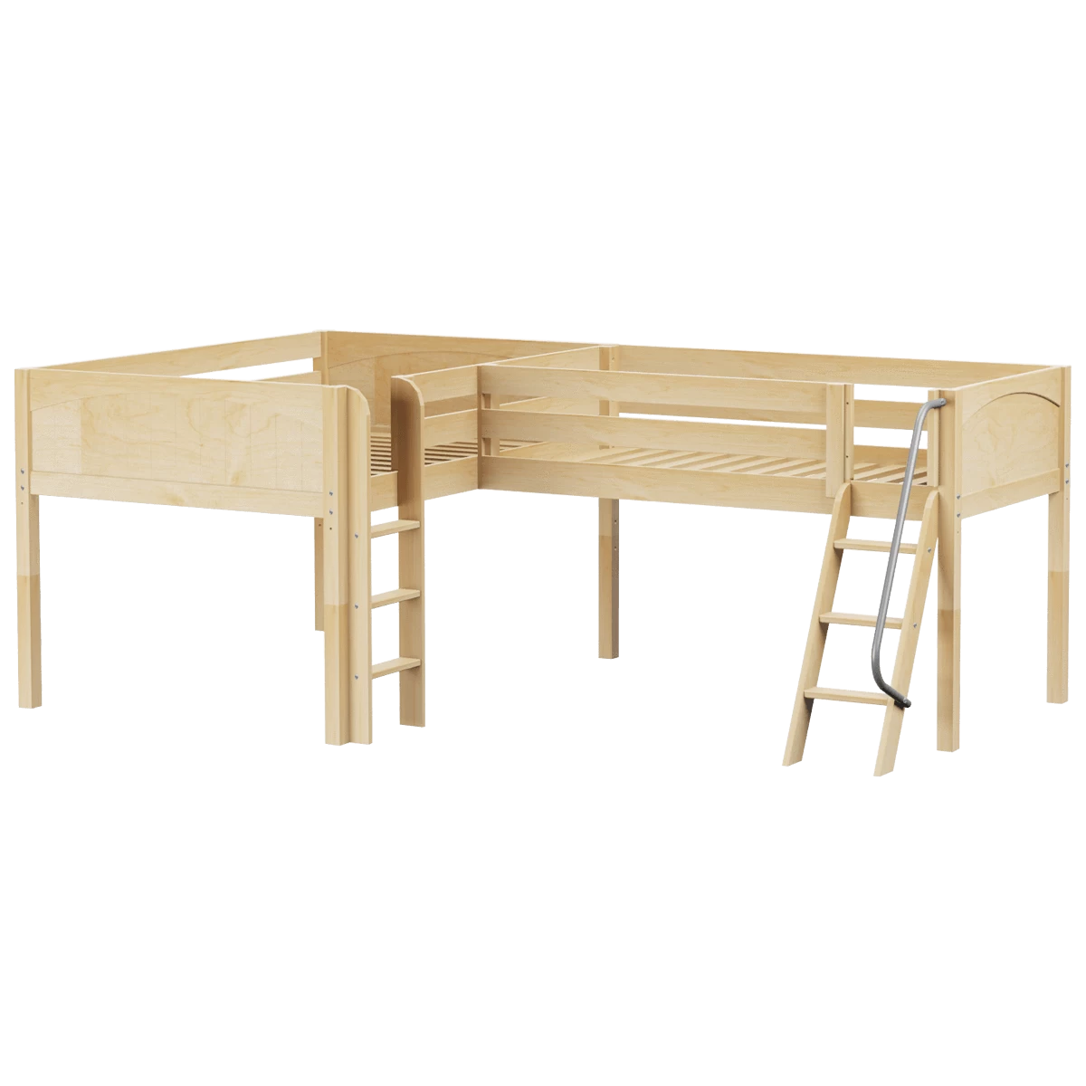 Maxtrix Twin Full Low Corner Loft Bed - Image 2