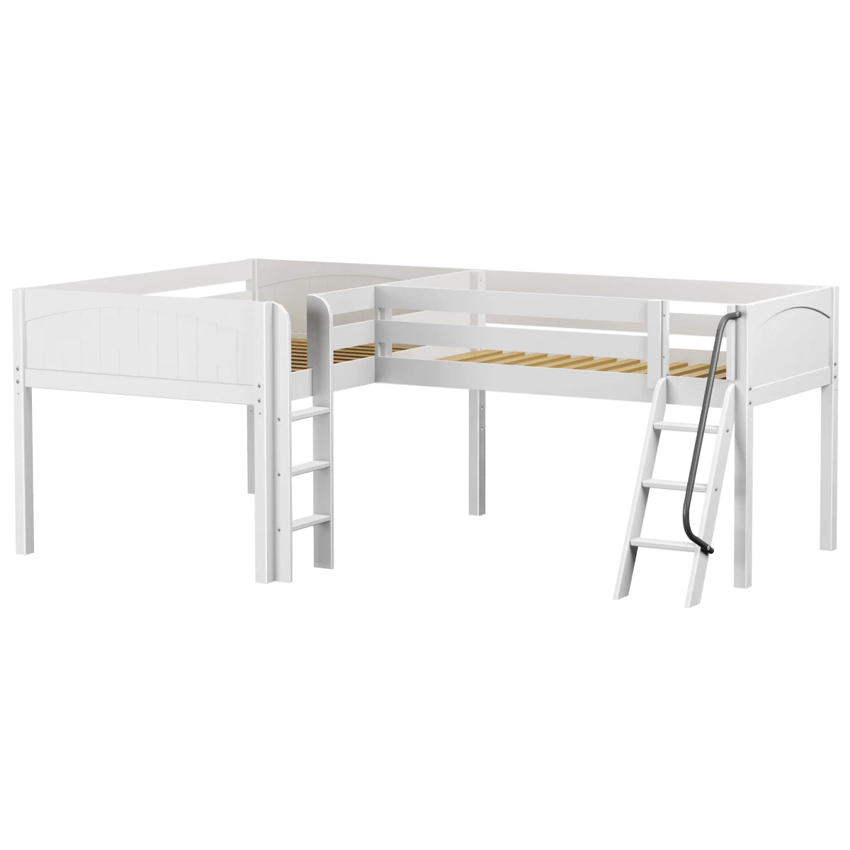 Maxtrix Twin Full Low Corner Loft Bed - Image 7