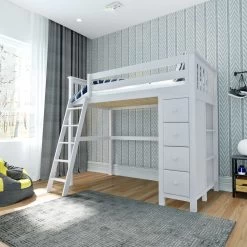 Jackpot Deluxe Edinburgh Loft Bed Storage