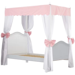 Maxtrix Twin Poster Bed With Canopy