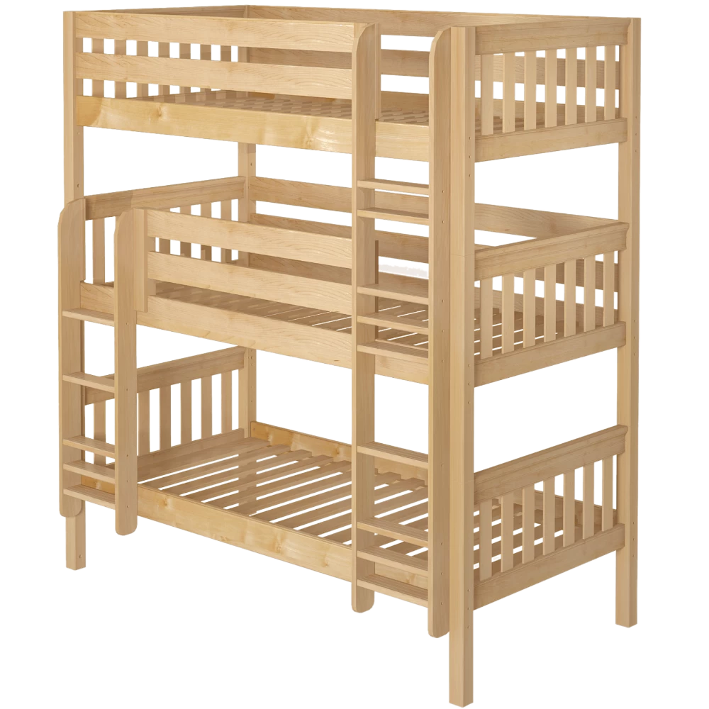 Maxtrix Twin Triple Bunk Bed With Ladder - Image 15