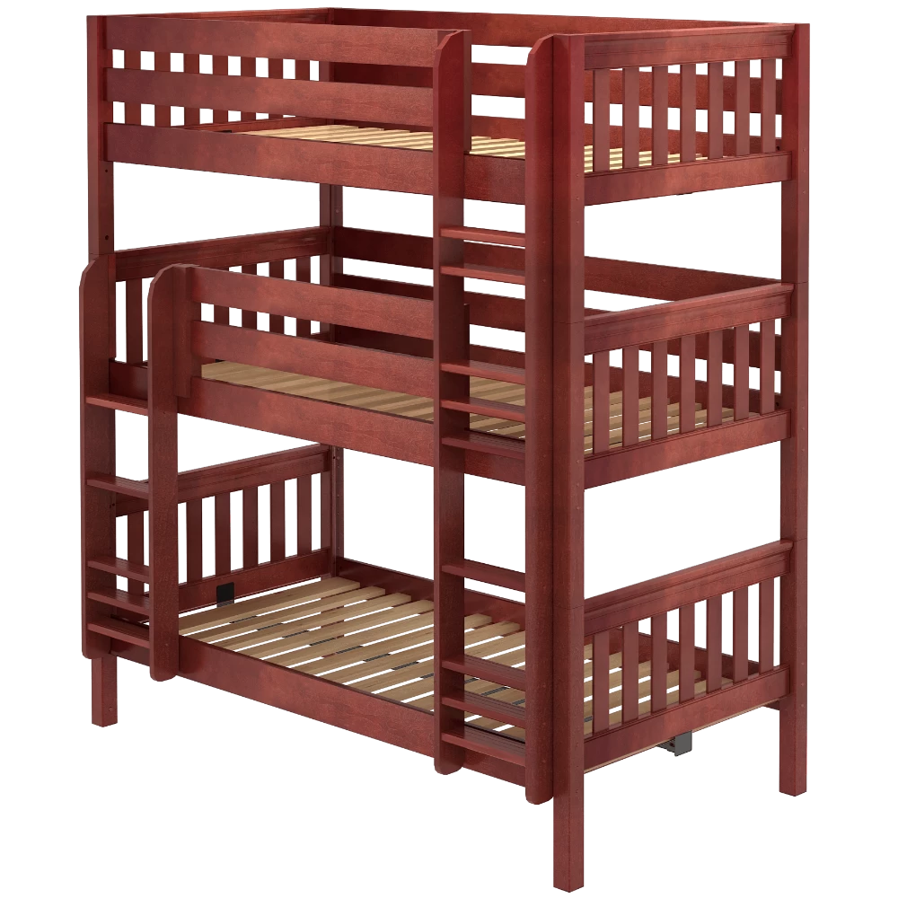 Maxtrix Twin Triple Bunk Bed With Ladder - Image 10