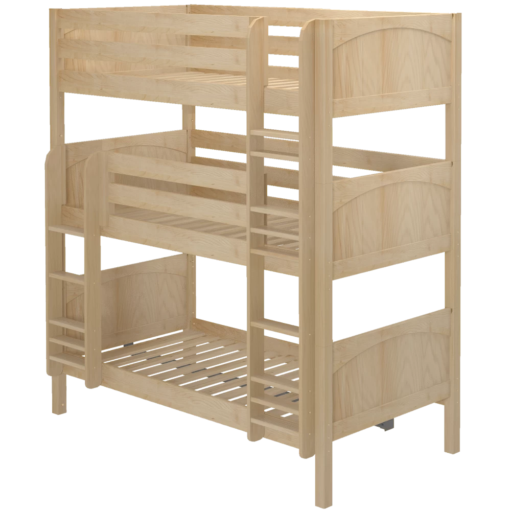 Maxtrix Twin Triple Bunk Bed With Ladder - Image 14