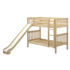 Maxtrix Twin Medium Bunk Bed With Slide
