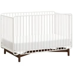 Babyletto Bixby 3-in-1 Convertible Metal Crib With Toddler Bed Conversion Kit