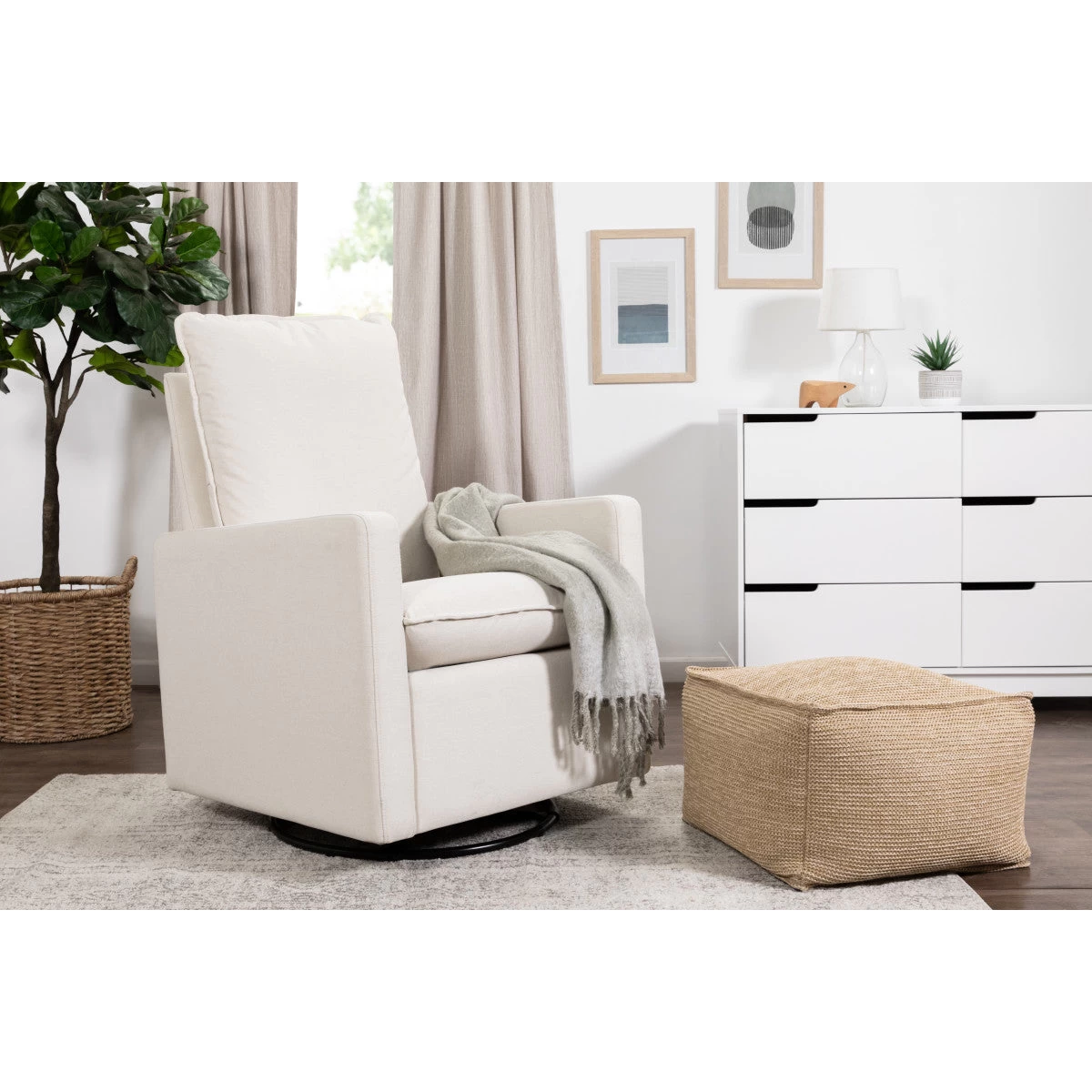 Babyletto Cali Pillowback Swivel Glider - Image 6