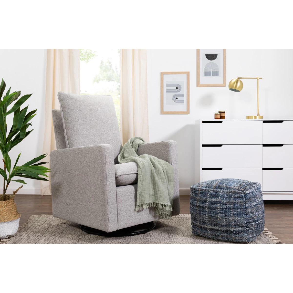 Babyletto Cali Pillowback Swivel Glider - Image 13