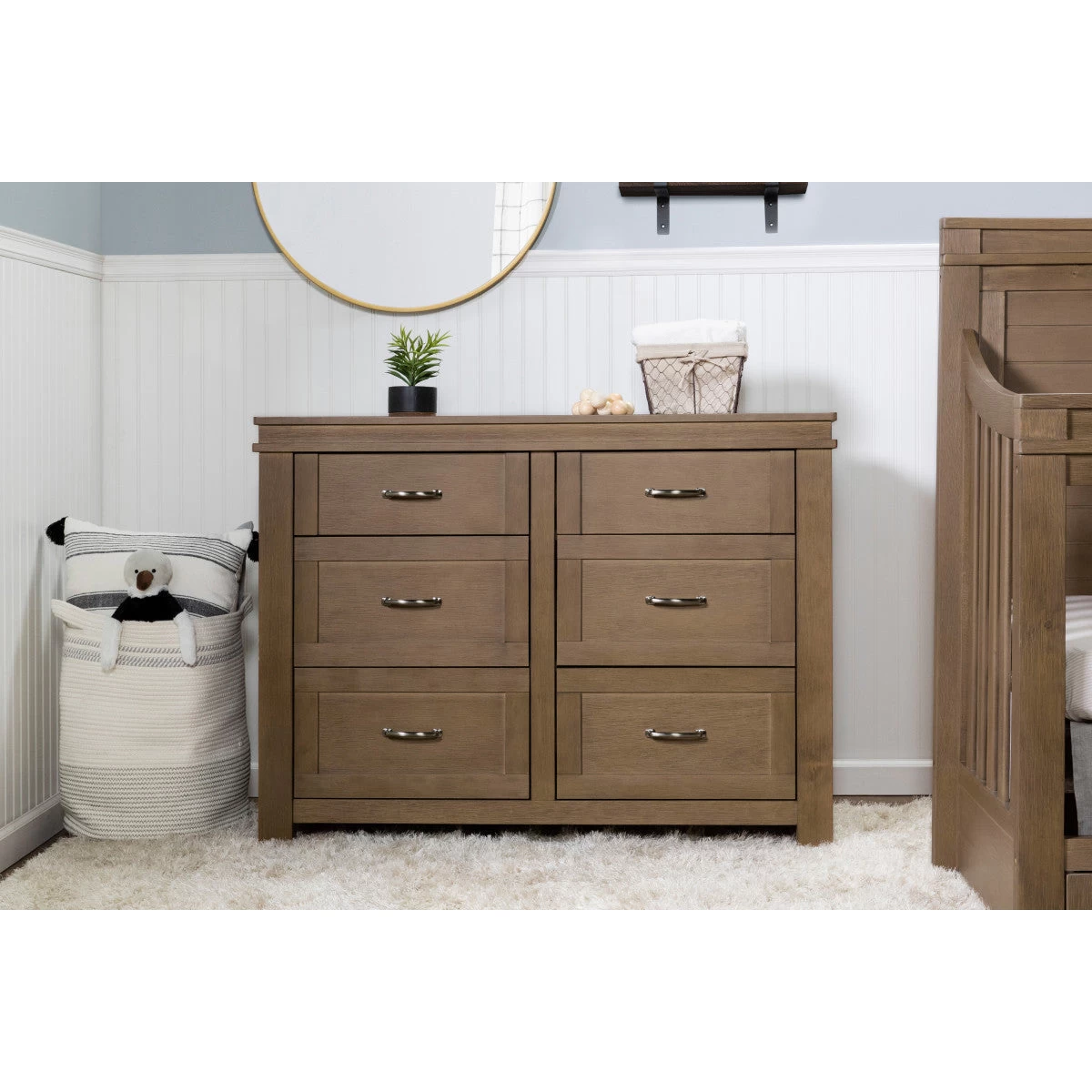 Namesake Wesley Farmhouse 6-Drawer Dresser - Image 11