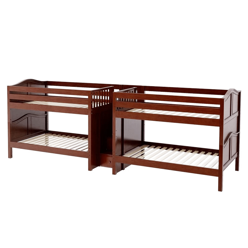 Maxtrix Full Low Quadruple Bunk Bed With Stairs - Image 2