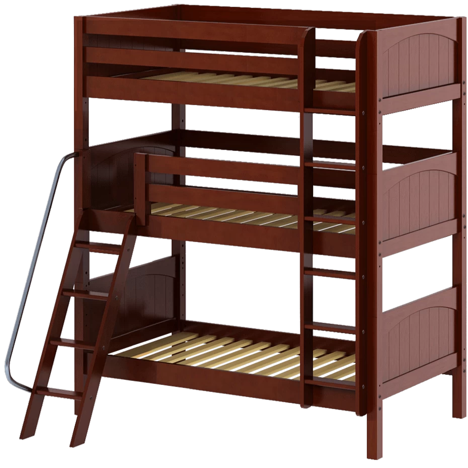 Maxtrix Twin Triple Bunk Bed With Ladder - Image 9