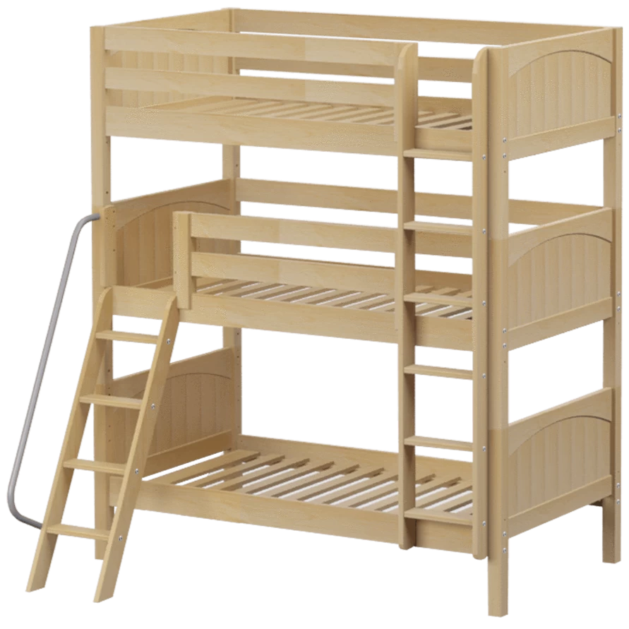 Maxtrix Twin Triple Bunk Bed With Ladder - Image 5