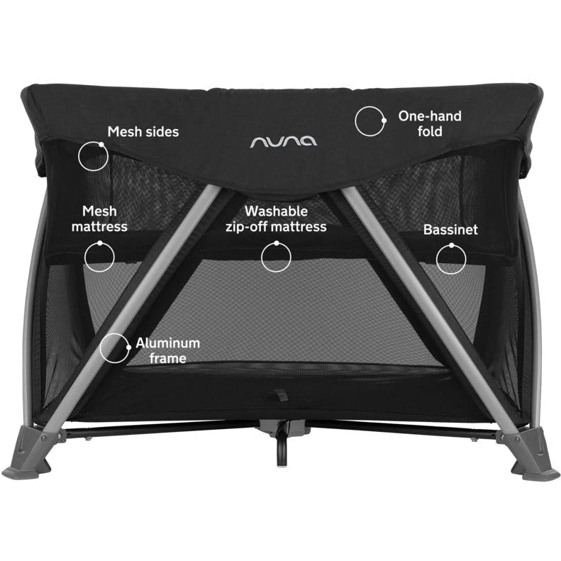 Nuna Sena Aire Playard With Zip-Off Bassinet - Image 2