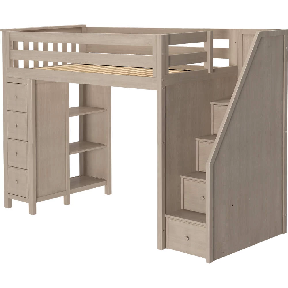 Jackpot Deluxe Oxford Staircase Loft Bed Storage - Image 7
