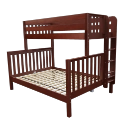 Maxtrix High Twin XL Over Queen Bunk Bed With Ladder
