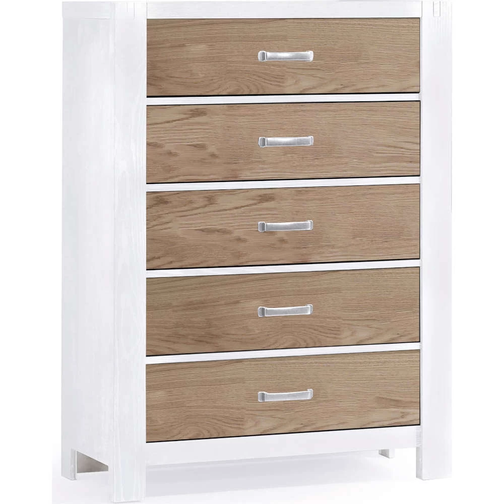 Natart Rustico Moderno 5-Drawer Dresser - Image 3