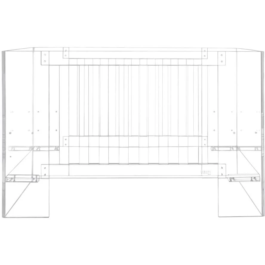 Nursery Works Vetro Crib Clear Acrylic - Image 6