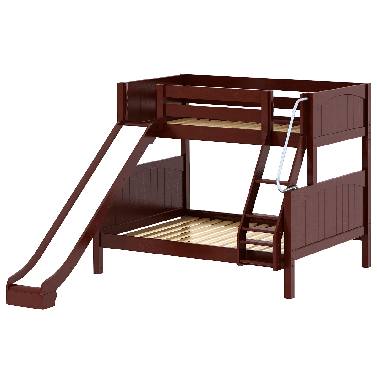 Maxtrix Twin Over Full Medium Bunk Bed + Slide - Image 7