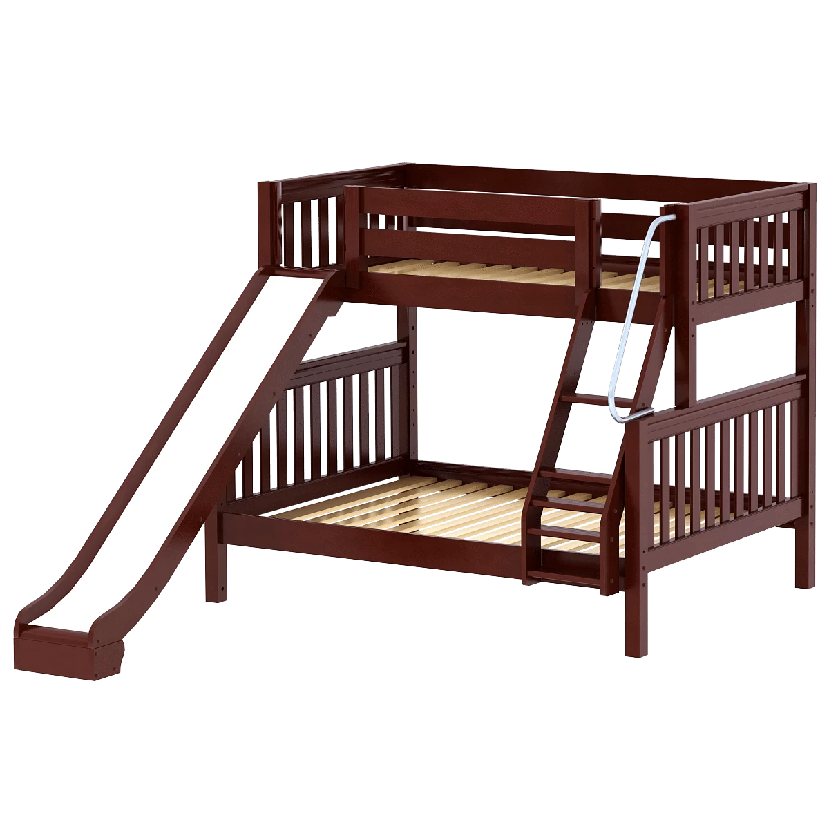Maxtrix Twin Over Full Medium Bunk Bed + Slide - Image 8