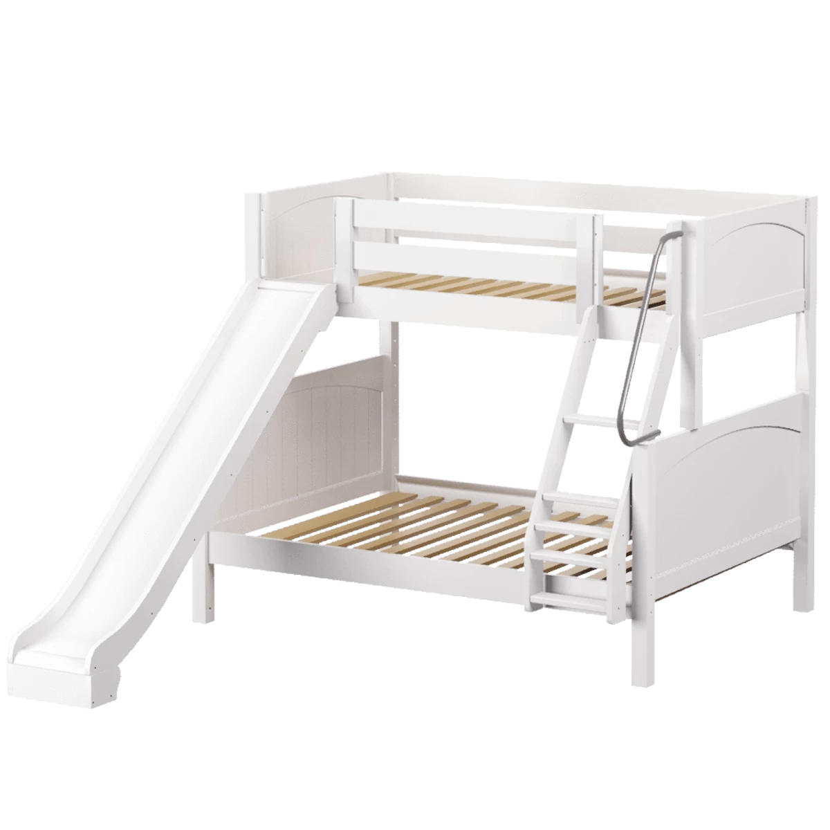 Maxtrix Twin Over Full Medium Bunk Bed + Slide - Image 11