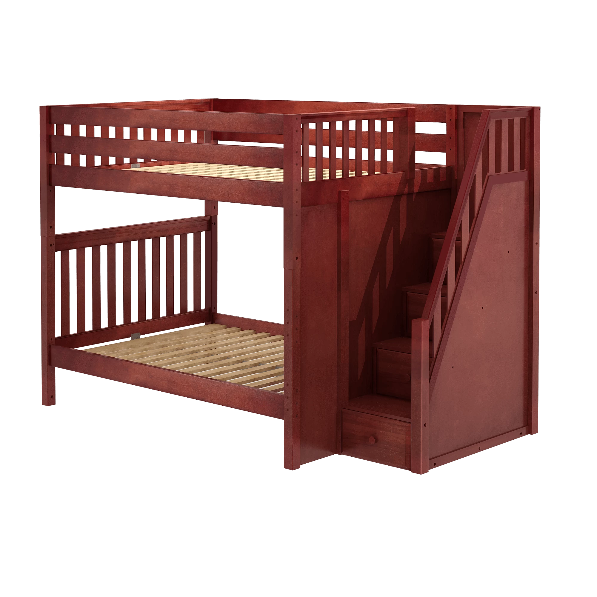 Maxtrix Full High Bunk Bed With Stairs - Image 4