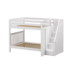 Maxtrix Full High Bunk Bed With Stairs