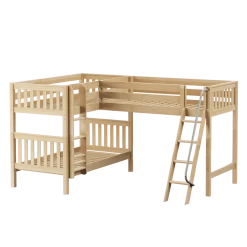 Maxtrix Twin Medium Corner Loft Bunk Bed