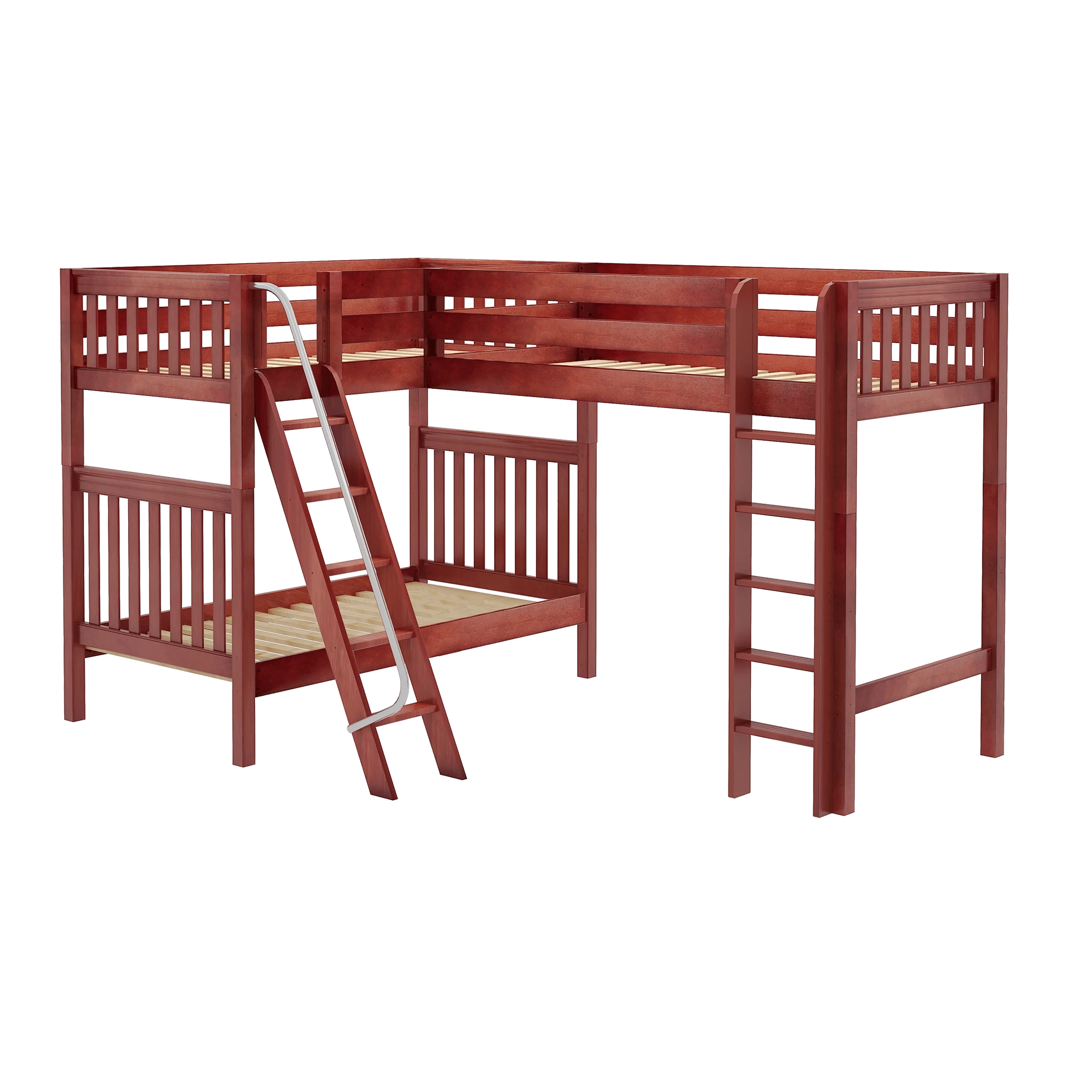 Maxtrix Twin XL High Corner Loft Bunk Bed - Image 7
