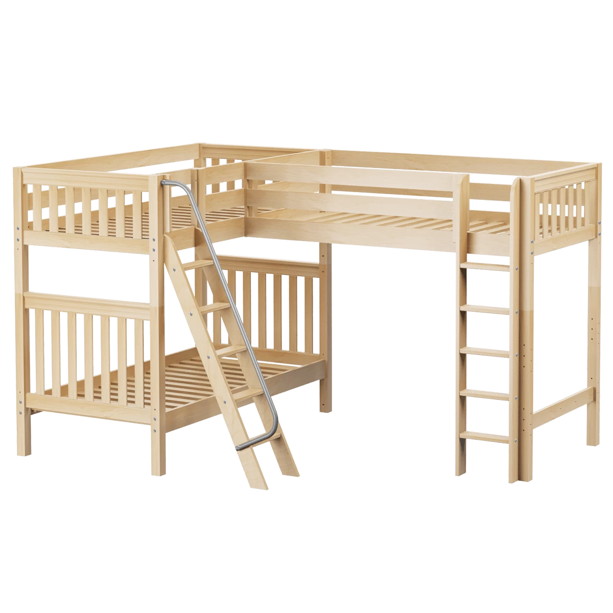 Maxtrix Twin XL High Corner Loft Bunk Bed