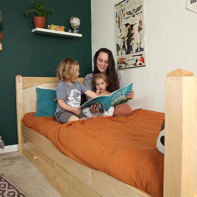 Maxtrix Twin XL Basic Bed - Medium - Image 4