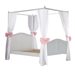 Maxtrix Full Poster Bed With Corner Fabric