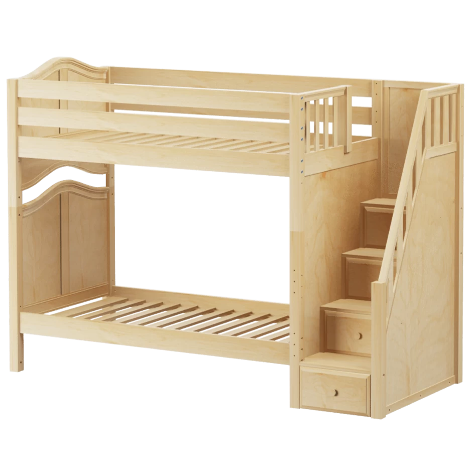Maxtrix Twin High Bunk Bed With Stairs - Image 2