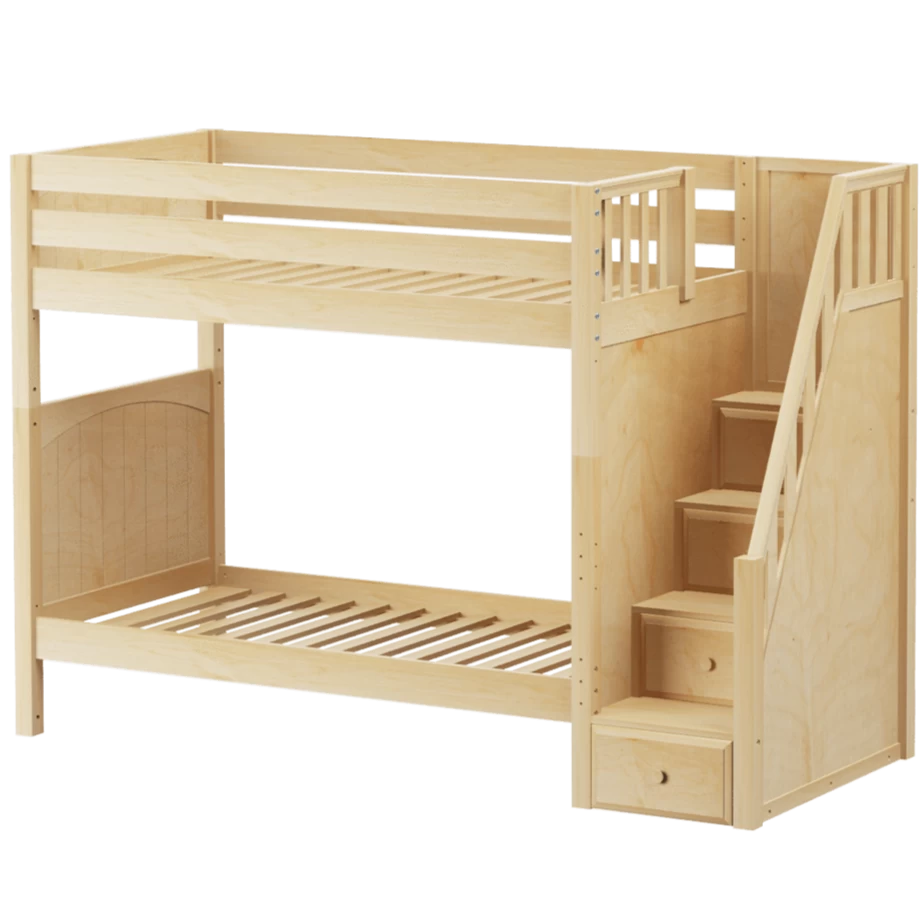 Maxtrix Twin High Bunk Bed With Stairs - Image 3