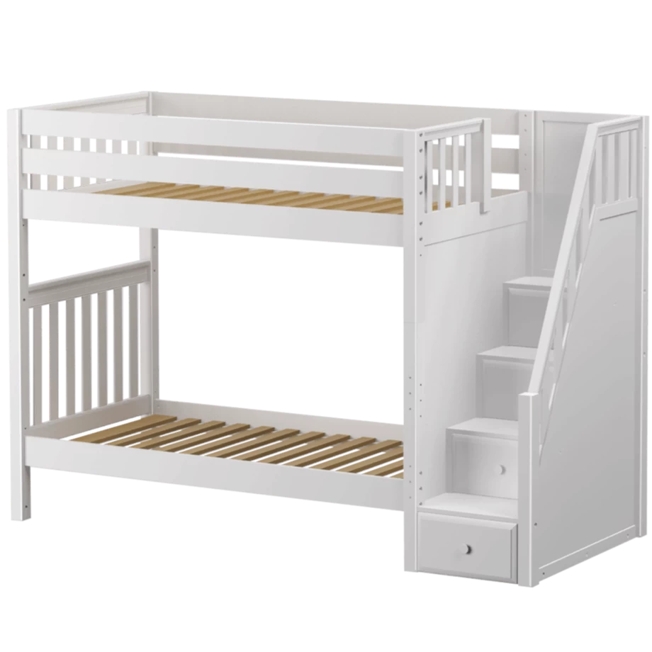 Maxtrix Twin High Bunk Bed With Stairs - Image 4