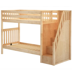 Maxtrix Twin XL High Bunk Bed With Stairs
