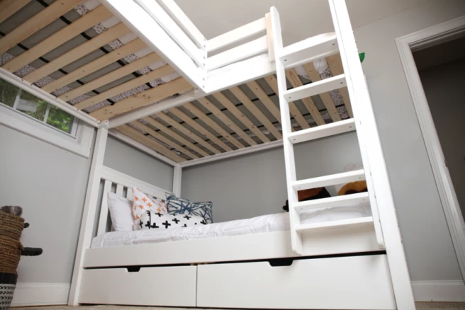 Maxtrix Twin XL High Corner Loft Bunk Bed - Image 4